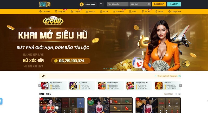 Truy cập vào Five88
