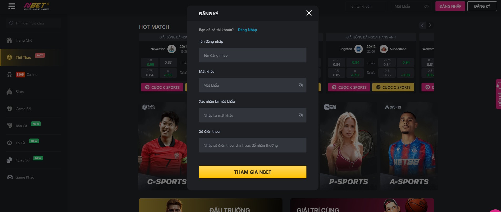 Hướng dẫn quy trình tạo tài khoản thành công tại nhà cái  