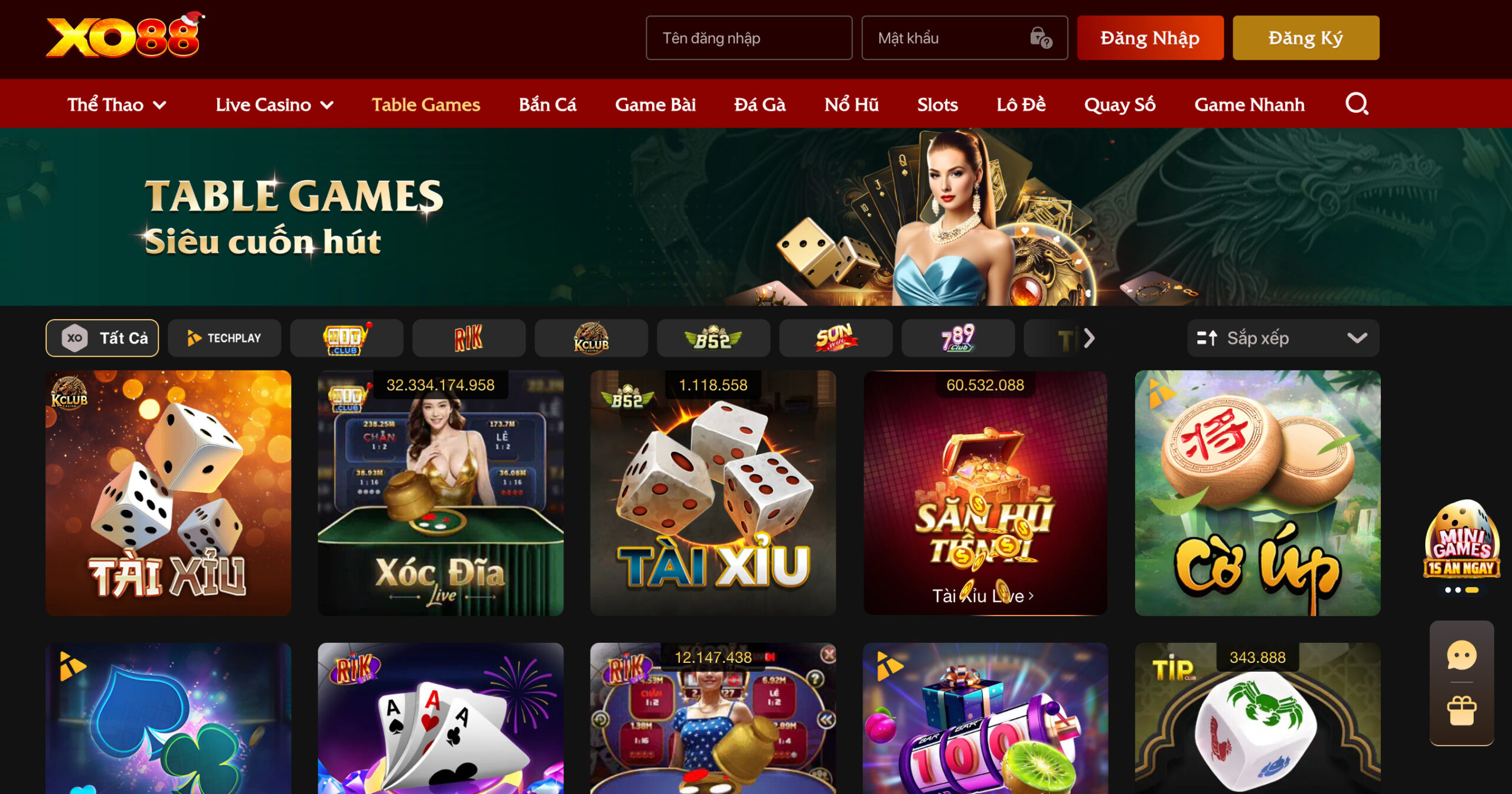 Kho trò chơi tại Xo88 để lại dấu ấn mạnh mẽ